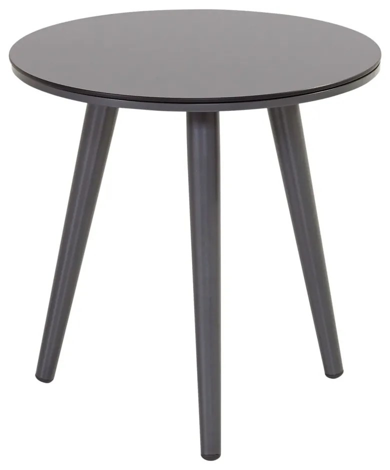 Ciemnoszary stolik ogrodowy Hartman Sophie, ø 45 cm