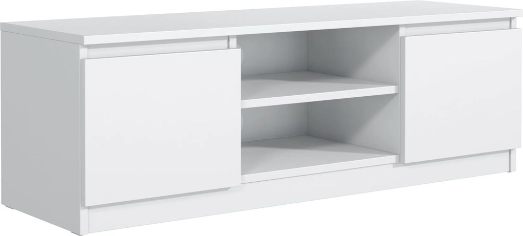 Szafka RTV NUDO - Biały / 138,6 cm