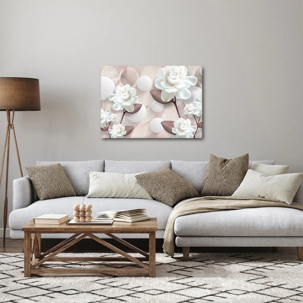 Obraz - Kwiat róży (70x50 cm)