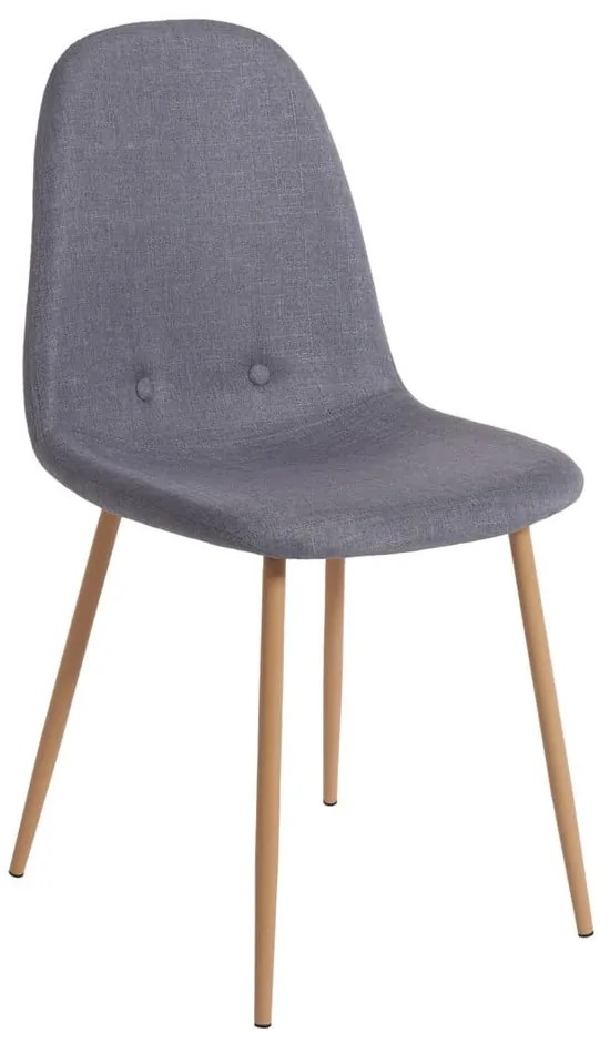 Zestaw 2 jasnoszarych krzeseł Bonami Essentials Lissy