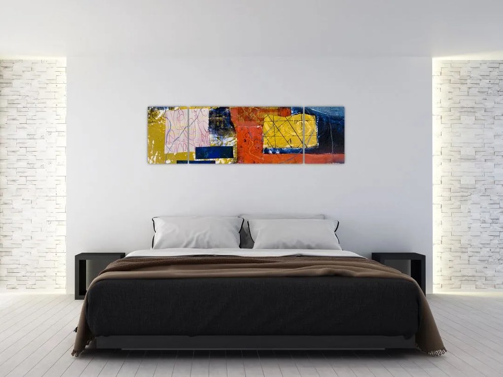 Obraz - Abstrakcja (170x50 cm)