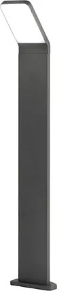 Słupek ogrodowy LED Path - 12 W, IP65, 1050 lm, wys. 60 cm, 3000 K, malowany aluminium, słupek zewnętrzny, antracytowy - Perenz