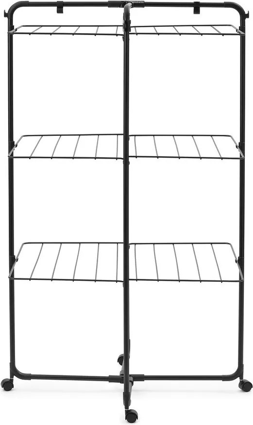 Suszarka na pranie w kolorze matowej czerni 23 m HangOn Tower – Brabantia