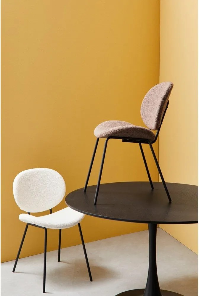 Białe tapicerowane krzesło Maddie – Yes Everyday