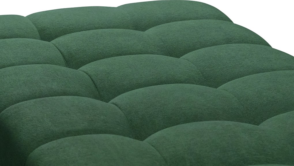 Kanapa Tuko rozkładana z pojemnikiem - zielona dzianina Freya 210-09