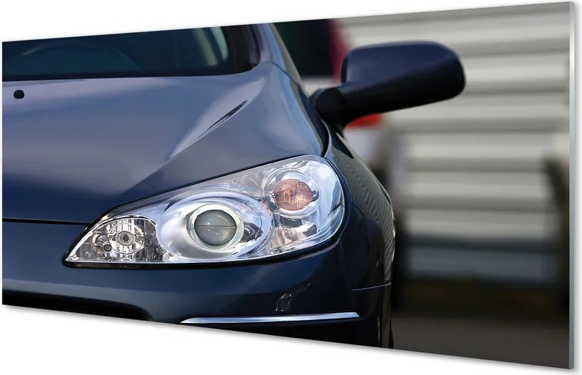 Szklany Panel Elegancki Czarny Samochód