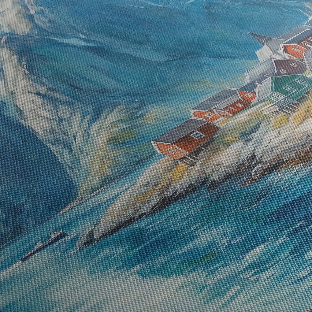 Obraz - Norweskie miasteczko (125x70 cm)