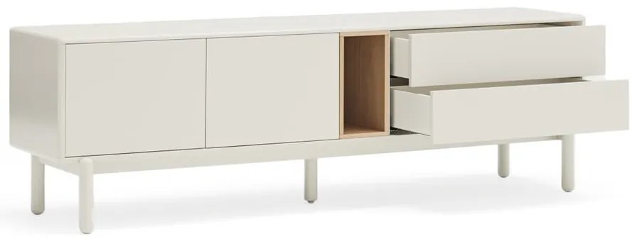Kremowa szafka pod TV 180x56x40 cm Corvo – Teulat