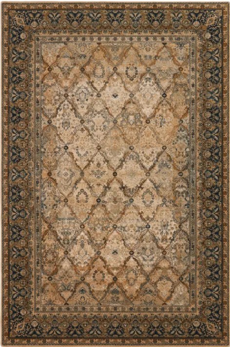 Dywan Dywilan Superior Wełniany Dywan GRENADA koniak 200x300 Prostokąt