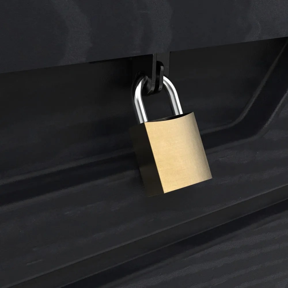 Ciemnoszara skrzynia ogrodowa Dolomiti – Toomax