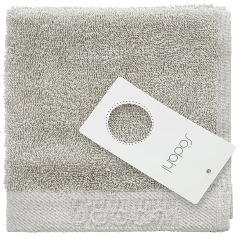 Jasnoszary bawełniany ręcznik frotte 30x30 cm Comfort – Södahl