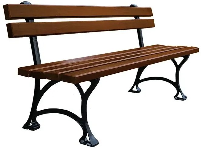 Ławka parkowa Eret 3X 150cm - 7 kolorów
