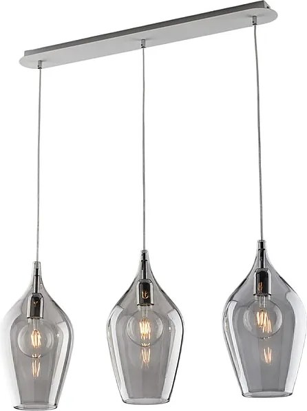 Tor Ares Iron z szarym szkłem Pyrex 3 światła dł. 75 x 10 BL273-BIN3-GR
