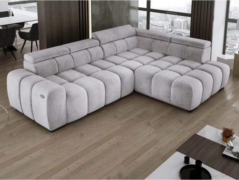 Narożnik BULL L Prawostronny z Elektryczną Regulacją SALVADOR 13 WERSAL