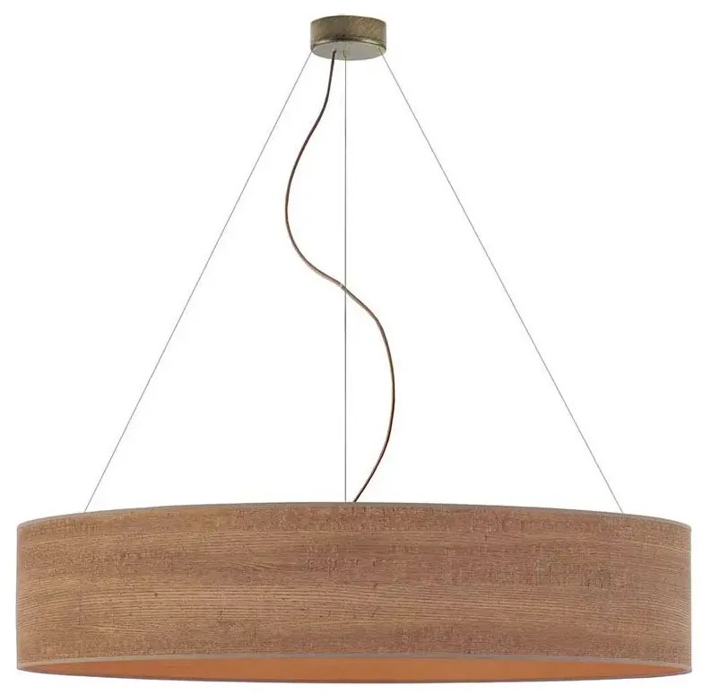Duża lampa wisząca z okrągłym abażurem 100 cm - R5-W04