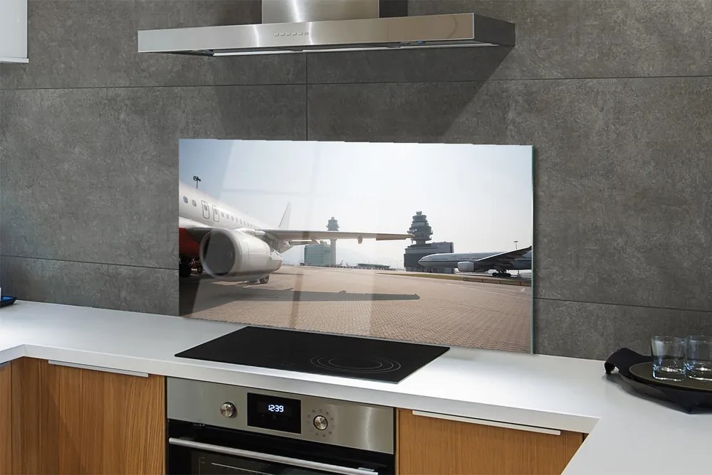 Panel nad Blat Kuchenny Samolot na Lotnisku pod Niebem