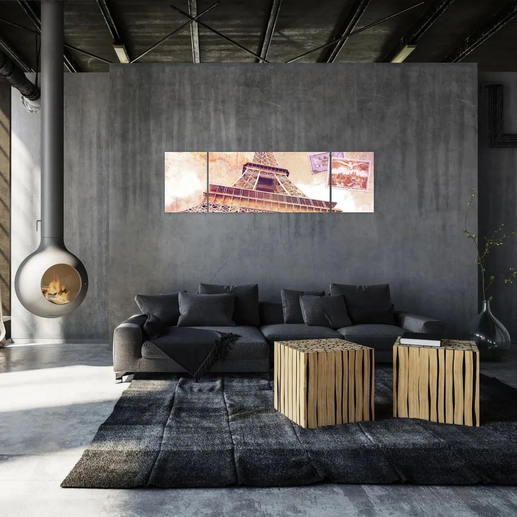 Obraz - Widok z Paryża (170x50 cm)