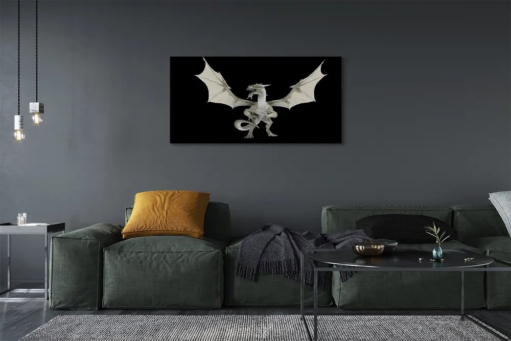 Zdjęcie na płótnie Biały Smok