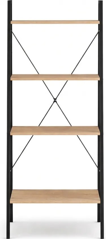 Biblioteka TAYLOR SONOMA 4 półki 147x60 cm, dąb sonoma