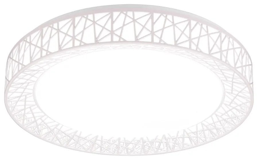 Biała lampa sufitowa LED ø 48 cm Cluster – Reality