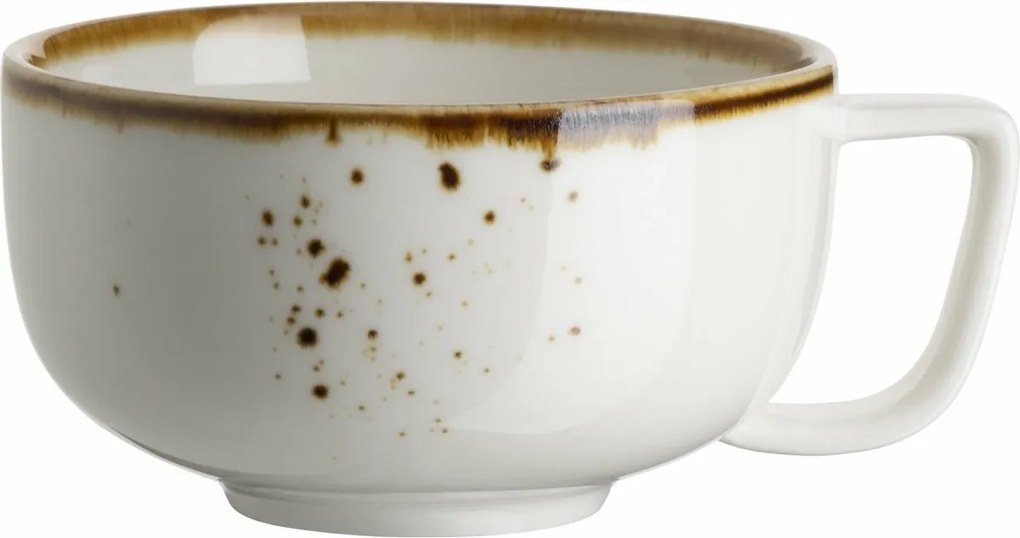 Mäser Filiżanka do espresso Pintar White brązowe kropki 105 ml, S