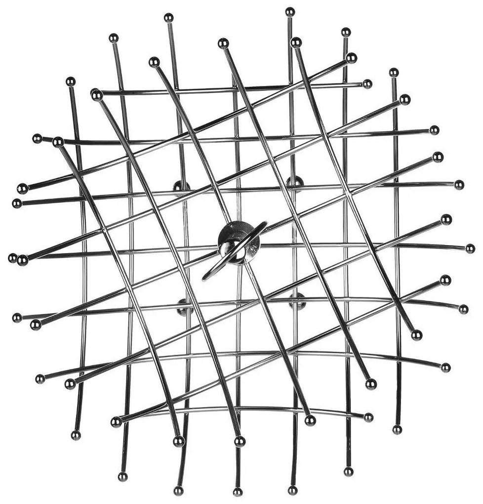 Koszyk metalowy na owoce, 40 cm, 2-poziomowy
