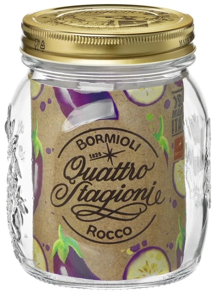 Bormioli Rocco Słoik z pokrywką Quattro Stagioni, 700 ml , 700 ml