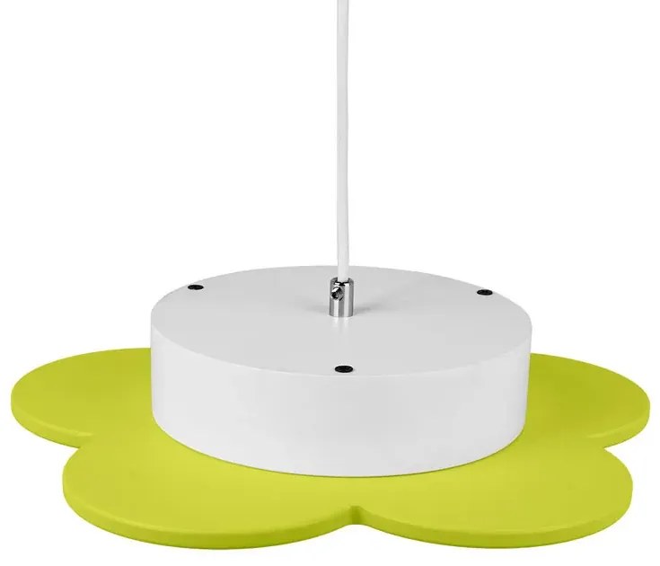 Zielona lampa wisząca w kształcie kwiatu - 3X S200 G8-E85