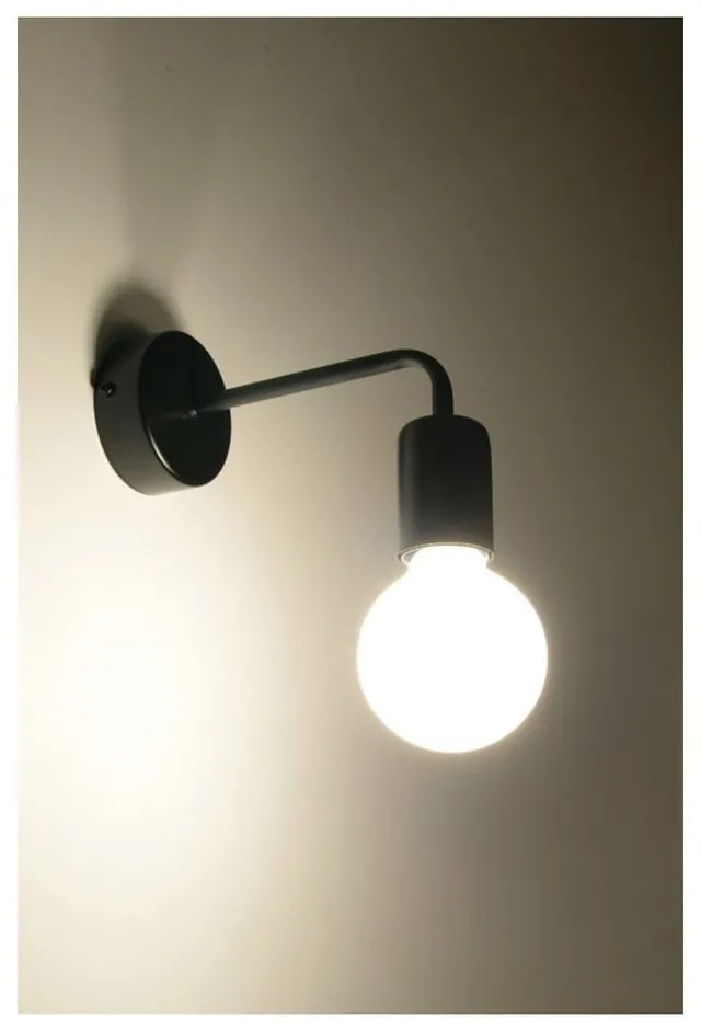 Czarny kinkiet Sollux Donato