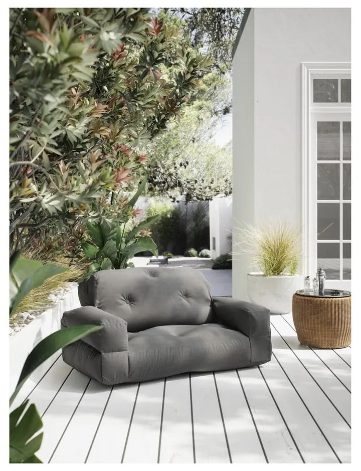 Beżowa sofa rozkładana odpowiednia na zewnątrz Karup Design OUT™ Hippo Beige