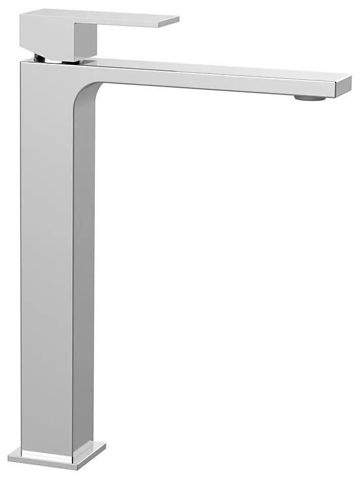 Sapho - Kran do umywalki CUBEMIX 27,8 cm chrom błyszczący