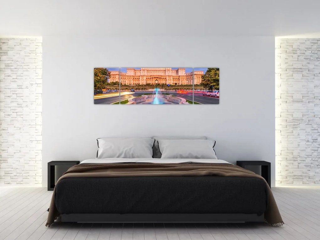 Obraz - Bukareszt, Rumunia (170x50 cm)