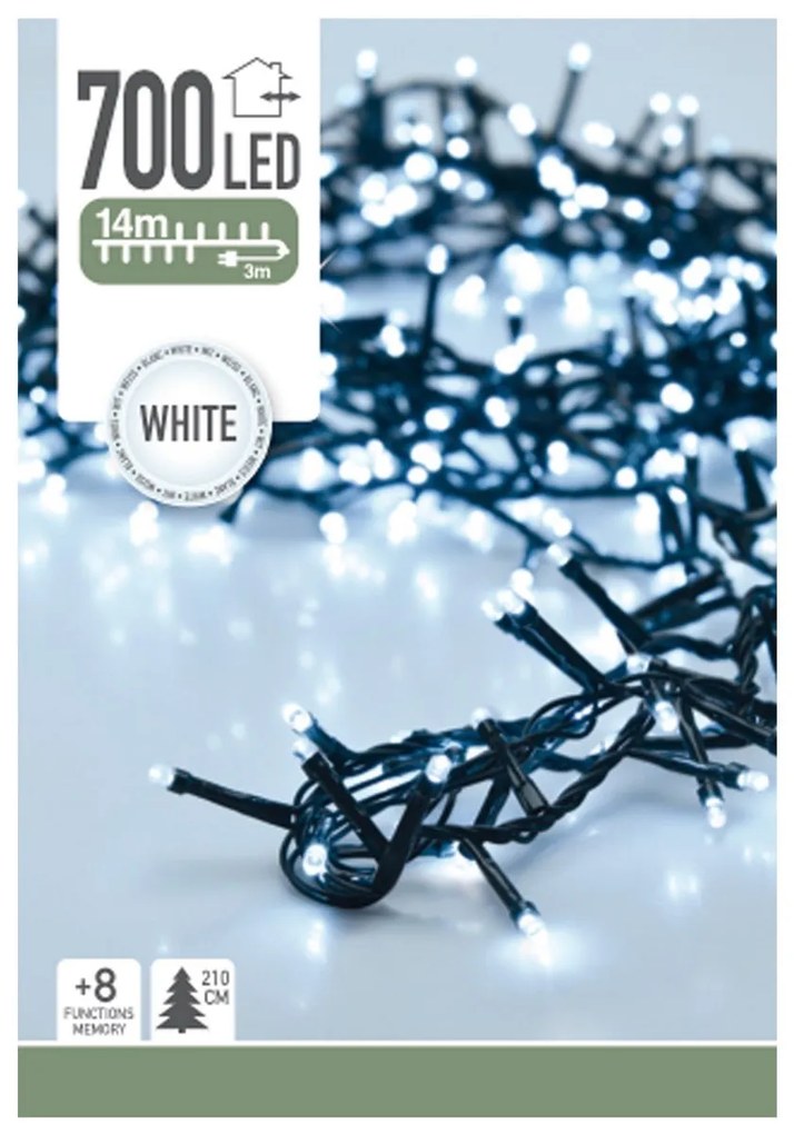 Lampki świetlne Twinkle biała, 700 LED, M