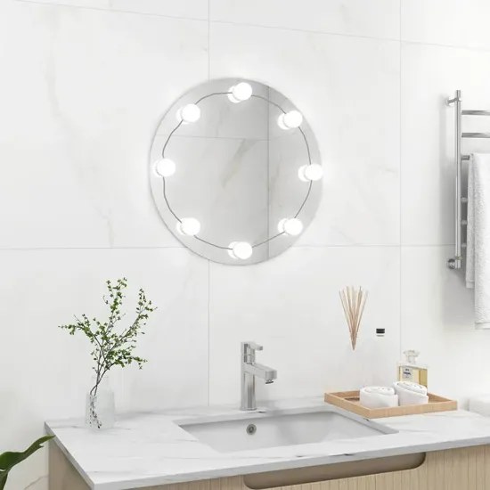 Ścienne okrągłe lustro LED 50cm G6-W49