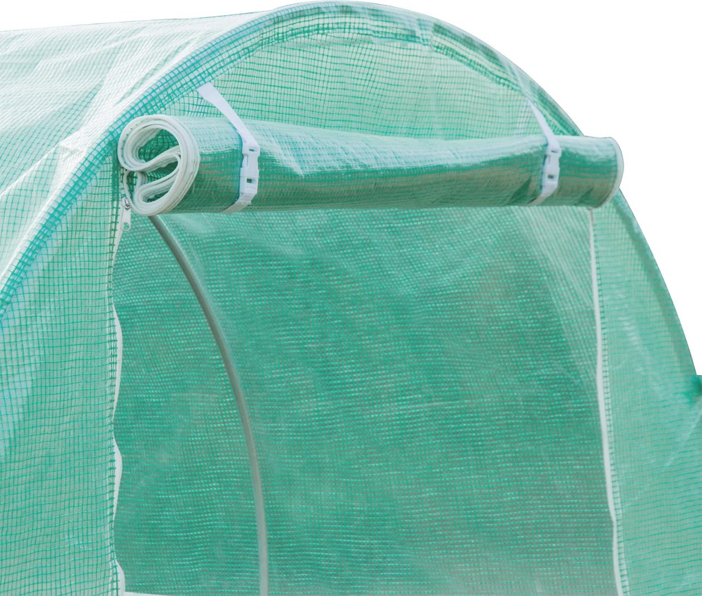 Outsunny Osłona do szklarni tunelowej, 600 cm x 300 cm x 200 cm