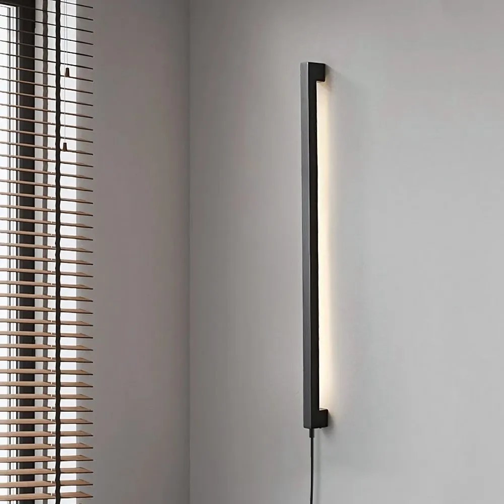 KINKIET ŚCIENNY LED LHJ063-W 80cm CZARNY