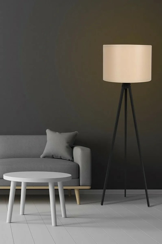 Lampa podłogowa Tripod Cream Black 115