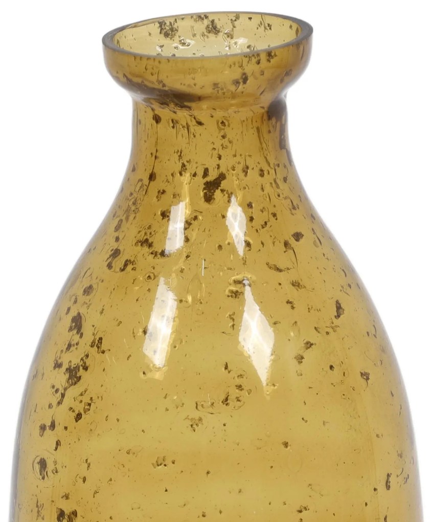 Szklana butelka nakrapiana, Ø 10 cm