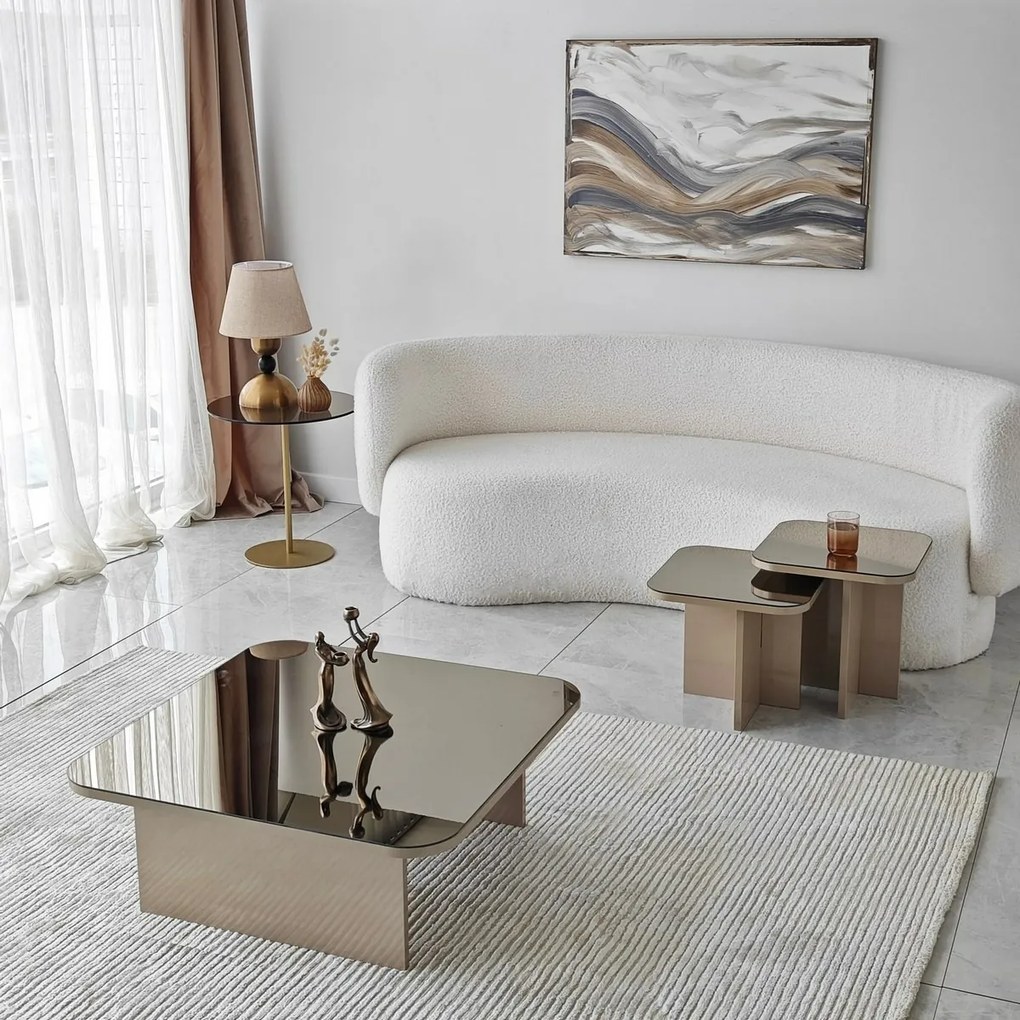 Zestaw stolików konferencyjnych Jazz Beige and Bronze