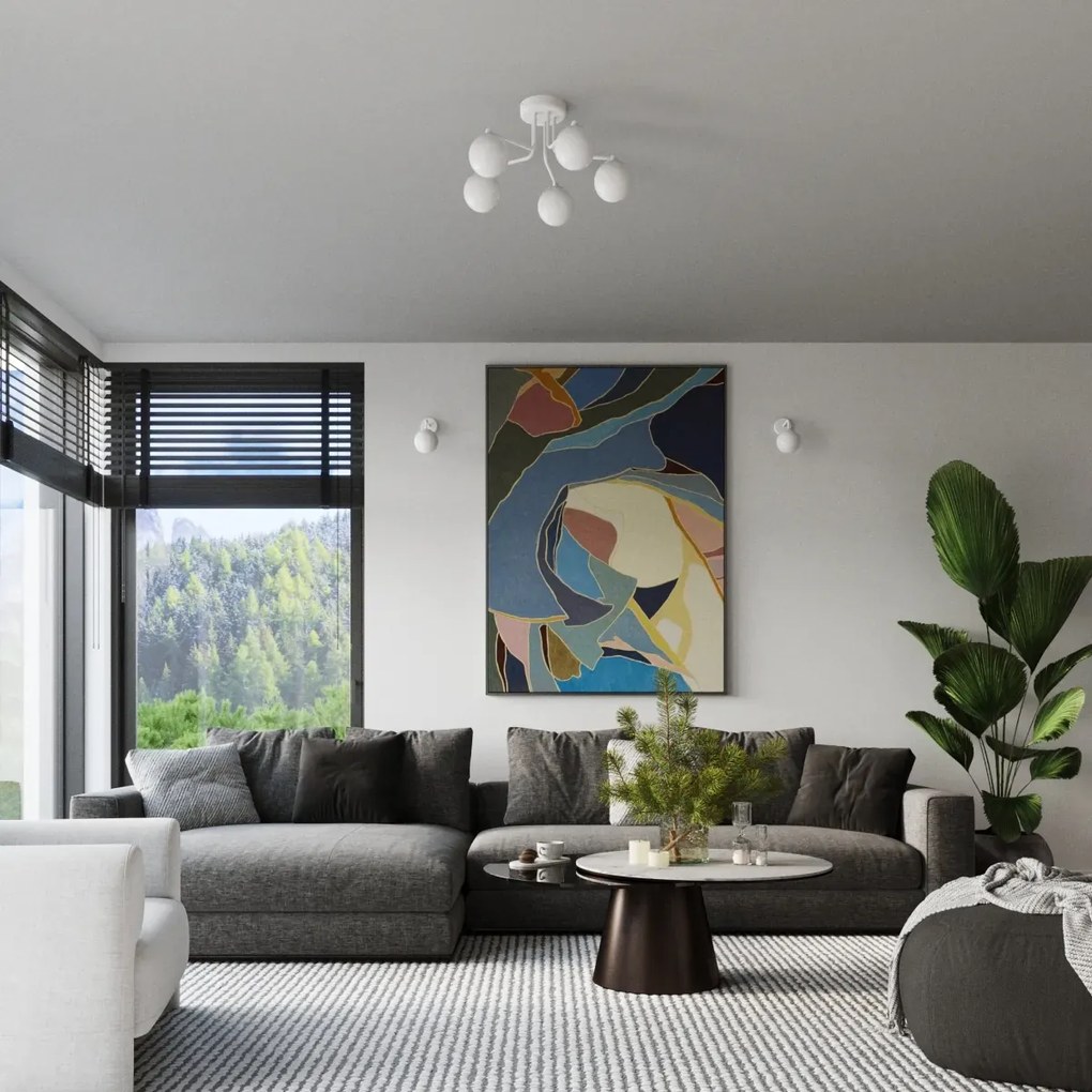 Żyrandol ASTRAL 3 biały SOLLUX LIGHTING