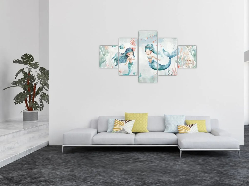Obraz - Syreny (125x70 cm)