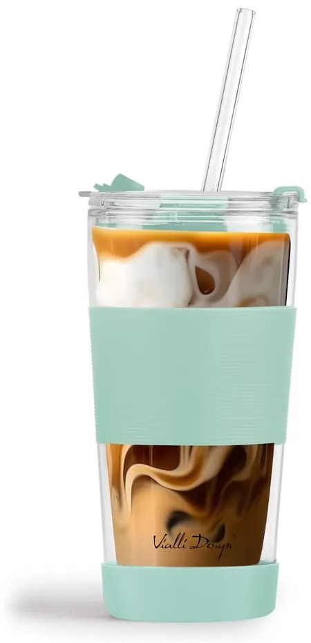 Miętowy kubek termiczny 600 ml Fuori – Vialli Design
