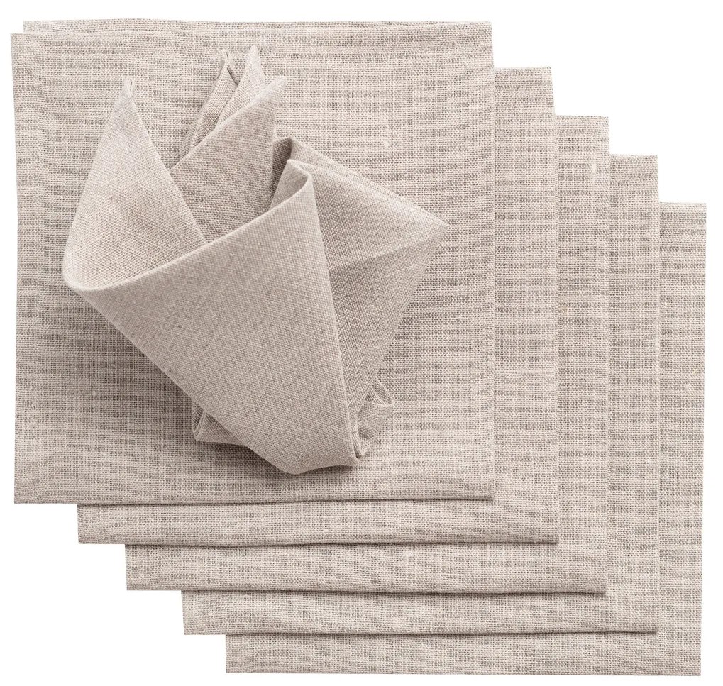 Komplet serwetek 6 szt. 42x42cm Linen 392-10