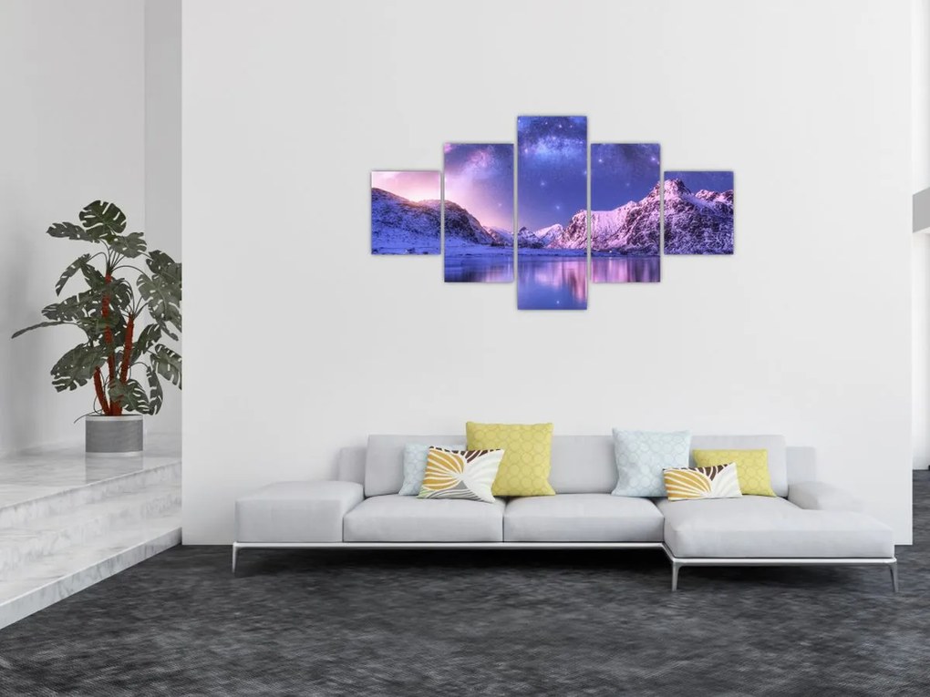 Obraz - Arktyczny krajobraz (125x70 cm)