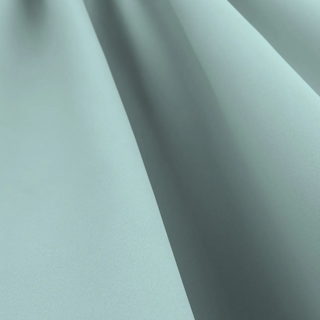 Zasłona zaciemniająca na taśmie marszczącej  miętowy 140 x 280 cm 1 szt.