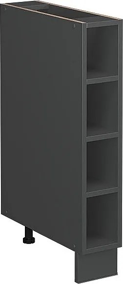 Półka kuchenna antracyt 15x50x82 fame-line