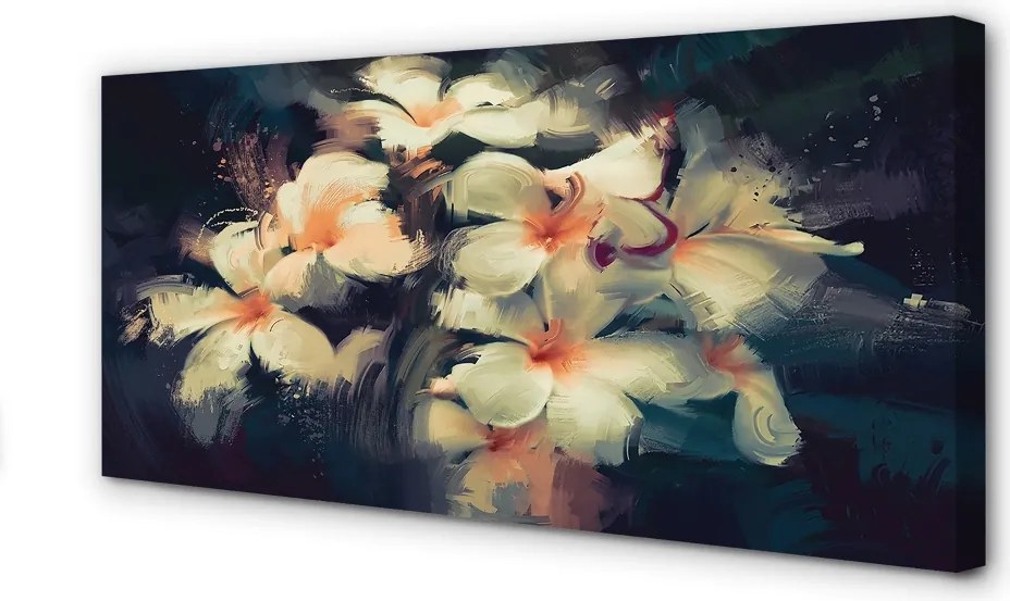 Obraz drukowany na płótnie Obraz Kwiatów