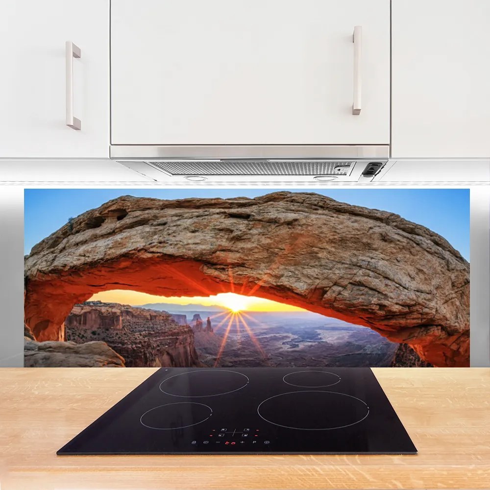 Panel nad blat kuchenny Skaliste Wybrzeże W Pełnym Słońcu