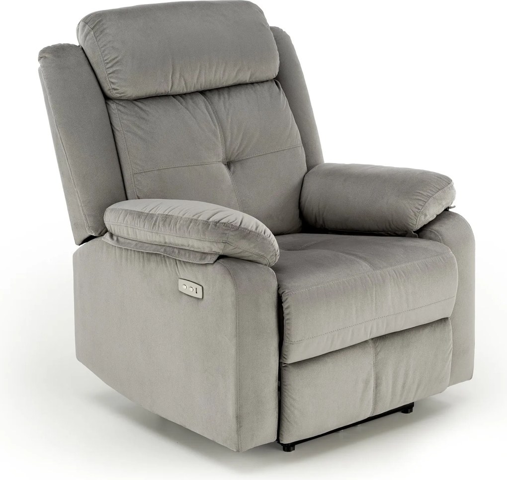 Fotel z funkcją elektrycznego rozkładania Loris Halmar