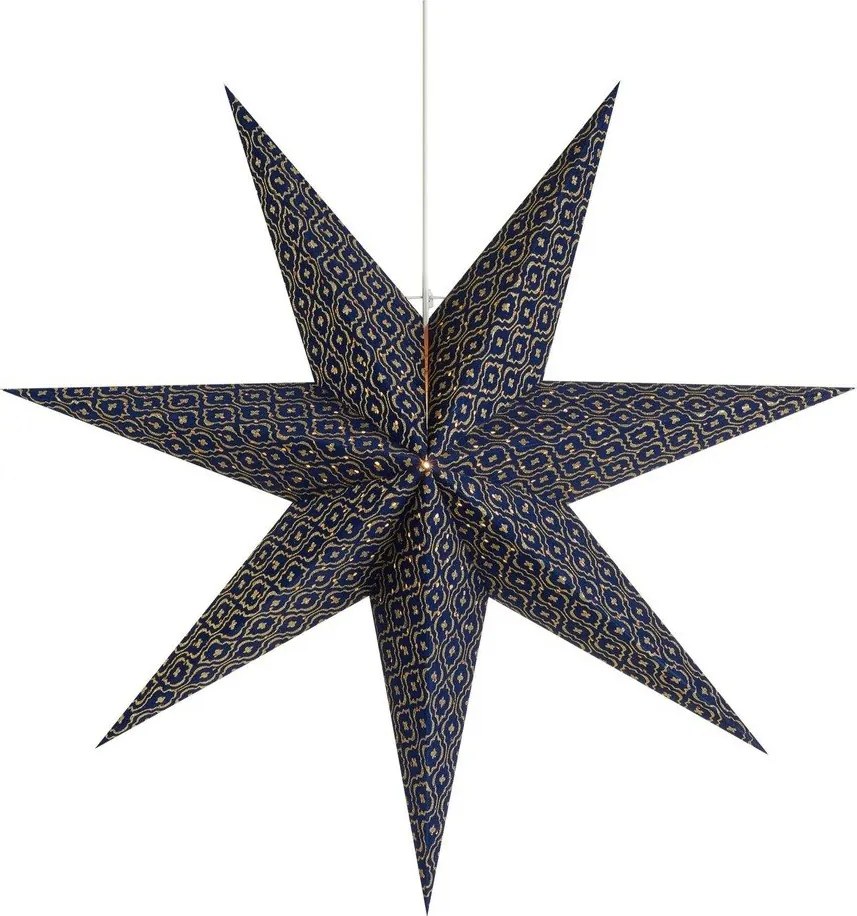 Ciemnoniebieska świąteczna wisząca dekoracja świetlna Baroque – Markslöjd